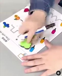 Pen Control Training for Children: Erasable Focus Practice Cards & Early Education Tools