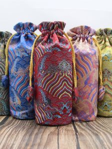 High-End Jewelry & Wine Storage Solutions: Straight Tube Tied Mouth Bags & Long Round Bottom Pouches