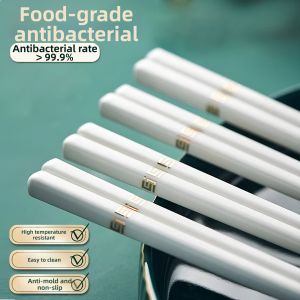 LUTUMEI | Home Chinese Ceramic Chopsticks Slip-resistant Antibacterial Mold-Resistant Heat-Resistant