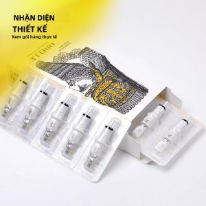 Bộ Kim Tiêm Xăm Chuyên Nghiệp QUELLE 20 Chiếc RL/RS/M1/RM # 12=035mm An Toàn Mềm Mại Đã Được Khử Trùng Cho Máy Xăm