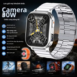 Đồng Hồ Thông Minh Dành Cho Nam Nữ Camera 30W Bộ Nhớ 256M Theo Dõi Sức Khỏe Thể Thao Chống Nước Cuộc Gọi Bluetooth Đồng Hồ Thể Thao Có Chức Năng Theo Dõi Nhịp Tim