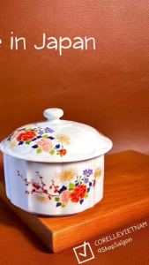 [Hàng Hiếm Japan 100% New] 01 Chiếc Hộp Trang Sức Phong Cách Ngũ Sắc Kinshobai Đào Hoa