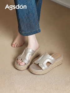 Agsdon | Thick Heeled Increased Height Sandals