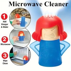 Angry Mom  Microwave Cleaner Medium Toughness  Odor Remover No  Electricity Needed  For Kitchen Bathroom Car Bedroom Living Room