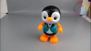 Chim cánh cụt biết chạy phát nhạc phát sáng cho bé tập bò tập đi đồ chơi giáo dục sớm co trẻ