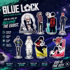 Bandai | BLUE LOCK Isagi Yoichi Bachira Meguru Acrylic Stand Figurine Anime Manga Pendant Gift Collectible Display Action Figure Decor