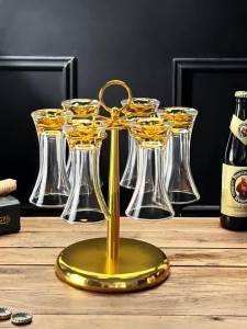 ZHUXI | Elegant High-end Beer Cup Set Crystal Glass for Home