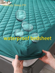 100% Waterproof Mattress Protector Anti Mites Mattress Cover Single Double/Queen Size  Bed Toppers Garterized Design Bed Cover  Fit 2-15inch thickness Matress