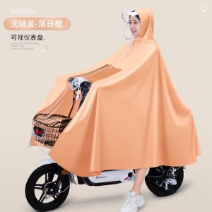 Áo Mưa Xe Máy Xe Điện Dài Mới Thời Trang Chống Mưa Toàn Thân Cho Người Lớn Có Gọng Kép Có Thể Gấp Gọn Dùng Cho Di Chuyển Hàng Ngày