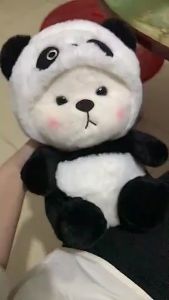 Gấu Bông Lena Cosplay Gấu Trúc - Lena Nhồi Bông Cao Cấp