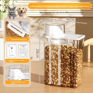 MEIZHUFU | Moisture-proof Pet Food Storage Container