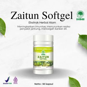 Minyak Zaitun Softgel - HNI HPAI - Menjaga Kesehatan Tubuh