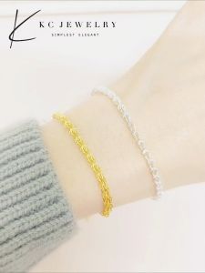 KC Jewelry S925 Silver - White Gold & Gold Plated Phoenix Bracelet