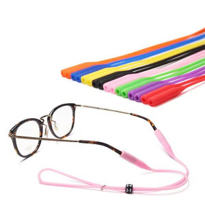 Silicone Round Head Buckle Glasses Cord Sports Non-slip And Non-slip Extra-long Round Head Glasses Cord For Adults And Children