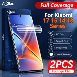 2pcs Screen Protector Film For Xiaomi 17 Pro Max 15S Pro 13 Lite Hydrogel Film for Xiaomi13 15 14 Ultra 17 13 15 14 Pro HD Clear