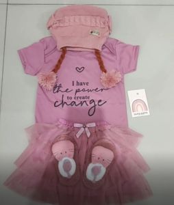 Jumper Rok Tutu Bayi Perempuan 0-12 Bulan 4in1 | Duha Zafira