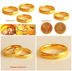 1 Pcs Cincin KOIN LOGAM 1991 Perhiasan Wanita Elegan Terbaru Tahan Karat Tidak Mudah Luntur Elegan