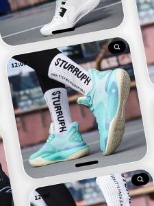 Kilala Mens Basketball Shoes With Box And Socks Stylish Anti-slip Sports Training Sneakers Running Comfortable Sneakers