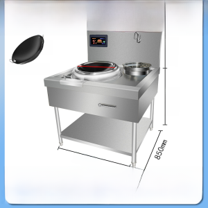Commercial High Power 15KW Induction Stove Single Temperature Single Frying Restaurant Kitchen Cooking Equipment Electric Range