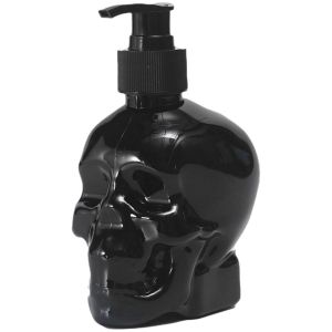 350ml Skull Hand Soap Push Bottle Creative Skull Soap Dispenser Refillable Shampoo Lotion Container Bathroom Kitchen Decoration