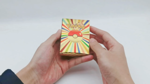 55pcs Kartu Pokemon Cards Gold Emas Hitam Pikachu Versi Inggris Koleksi Kartu Foil