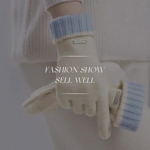 Warm Touch Screen Knit Wool Gloves