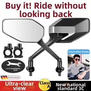 Wide View Convex Rearview Mirror