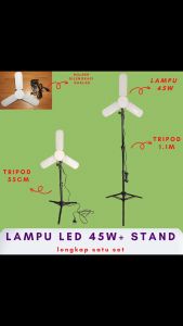 Lampu Led Baling 45watt dengan Stand 55cm dan 1m Lengkap satu set