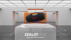Zealot S89 250W Wireless Bluetooth SpeakerOutdoor Portable48000mAh Long BatteryWith RGB Color LightsUp To 8 Hours Of Playback Time