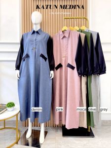 gamis wanita terbaru bahan madina premium ld 110 gamis aniya terbaru
