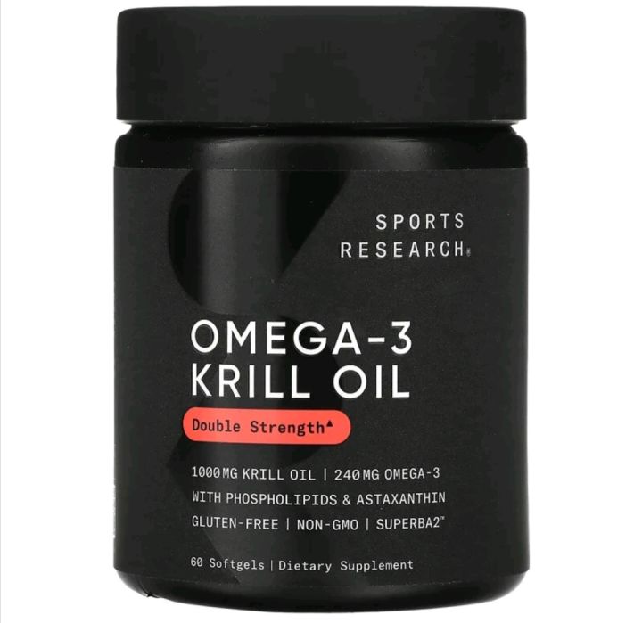 Sports Research, SUPERBA 2 Antarctic Krill Oil with Astaxanthin, 1,000