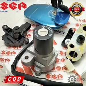 KUNCI KONTAK SET SUZUKI 45F THUNDER  125 KUALITAS ORIGINAL ASLI SGP KONCI GEMBOK MOTOR