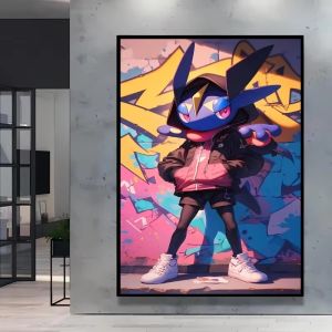 Bandai | DIY 5D Diamond Painting Pokemon Streetwear Hip-hop Collage Art Hobby Craft for Home Wall Decor Ideal Gift for Art Lover