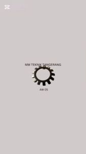 Washer AW 05 Ring plat matahari AW-11 Diameter dalam 25 mm