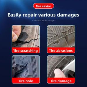MONLEYTA | Car Tire Repair Glue Strong Adhesive Side Crack Wall Damage Patch For Automobile Tires Professional Grade Tire Fixing Cement