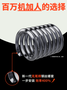 304 Stainless Steel Wire Thread Inserts N60 Material Metric And American Standard without Tail for Hardware And Tools