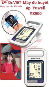MÁY ĐO HUYẾT ÁP BẮP TAY ĐIỆN TỬ TỰ ĐỘNG YUWELL YE900 THÔNG MINH HIỆN ĐẠI