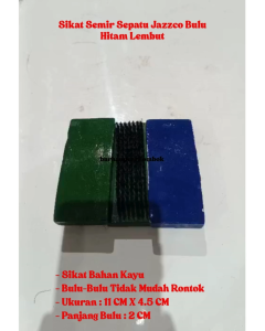 Sikat Semir Sepatu Jazzco Bulu Hitam Lembut Murah