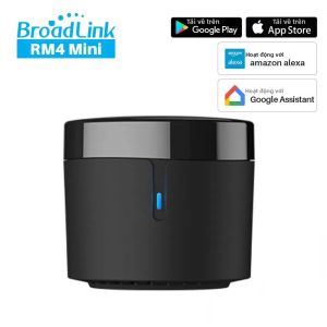Broadlink | Điều Khiển Từ Xa Thông Minh Broadlink RM4 IR Mini Hồng Ngoại Đa Năng Điều Khiển Bằng Giọng Nói Hoạt Động Với Google Home & Alexa