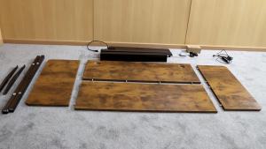 Officebus 160cm*76cm Height Adjustable Electric Desk Standing Table Game Office Desks Liftable Electric Table