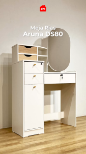 Pira Metropolis OX - Aruna DS80 Meja Rias dengan Kaca Geser