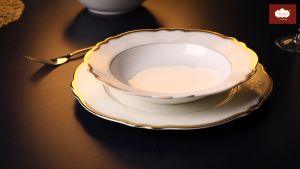 Vantage Embosed Floral Odessa Gold 16pcs Dinner Set