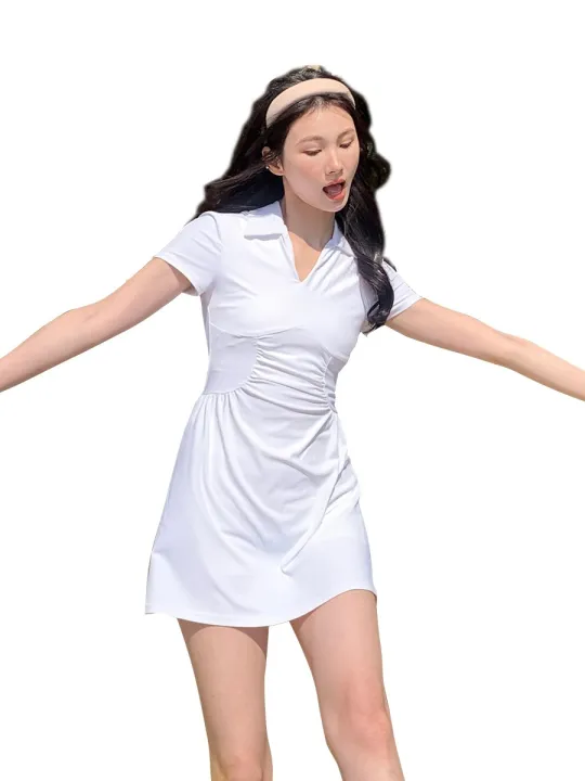 2023 Tennis Golf Sport Dresses With Safety Pants Two Pieces