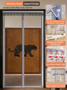 MiiOW | Mosquito-Repellent Privacy Ventilation High-End Self-Adhesive Magnetic Curtain