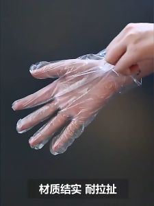Sarung Tangan Plastik Disposable Gloves isi 100pcs/pack Sarung Tangan PE