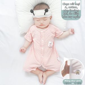 TONGLIANCHUXIN | Bodysuit Breathe Dài Tay Cotton cho Mùa Xuân Mùa Thu và Mùa Hè