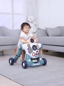 Malaysia sellerPush Baby Walker Anti-Rollover Kids Toddler With Music Heights Adjustable Walkers Murah (3 in 1)