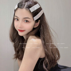 Womens Sparkling Water Diamond BB Hair Clips Highlight Edge Bangs Stylish Quality Hair Accessories Korean Popular Side Clips