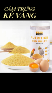 Cám Trứng Hạt Kê Vàng Cho Chim Cảnh Vẹt – Giàu Dinh Dưỡng Kích Thích Sinh Sản – Hũ 700ml ~ 500