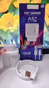 Charger HP OPPO A57 Super VOOC 120W Fast Charger Support Fast Charging